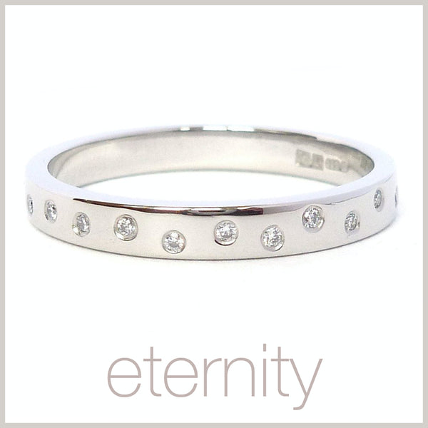 Unique Eternity Rings - Bespoke, Handmade, Unique, Modern